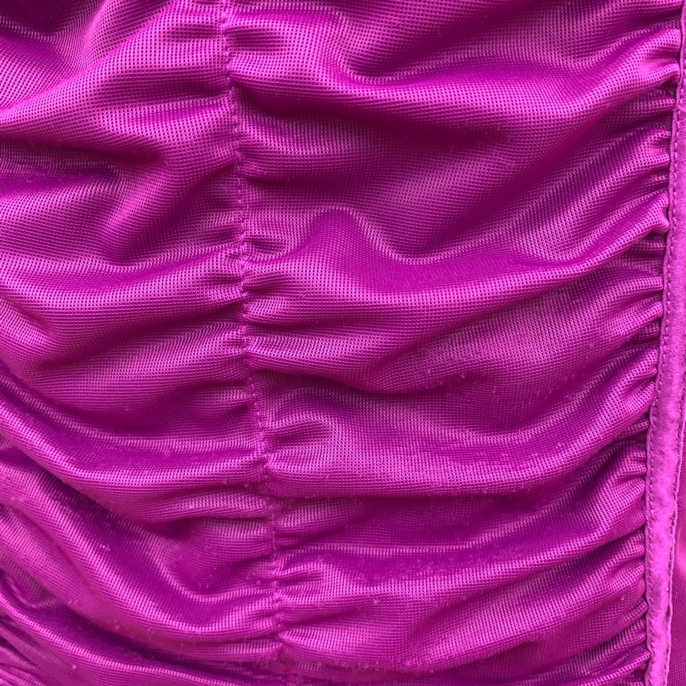 Bebe Magenta Strap/Strapless Dress - Picture 6 of 8